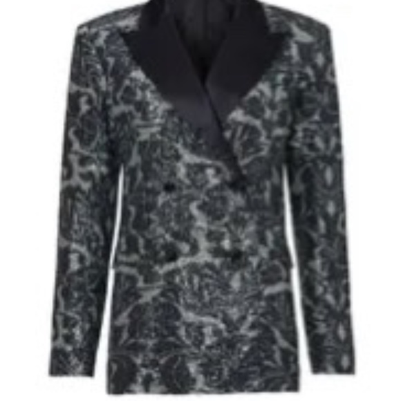 COPY - Rotate Rent the Runway Augustina Sequin blazer sz 8 $468 - Picture 5 of 8